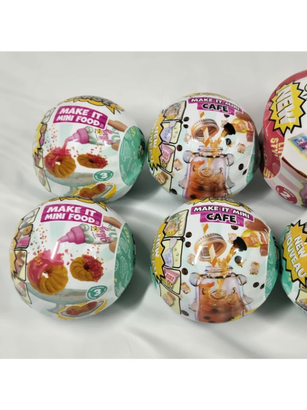 MGA’s Mini Verse Make It Mini Food Mini Cafe MINI Lifestyle Lot Of 8 Sealed - Picture 2 of 4